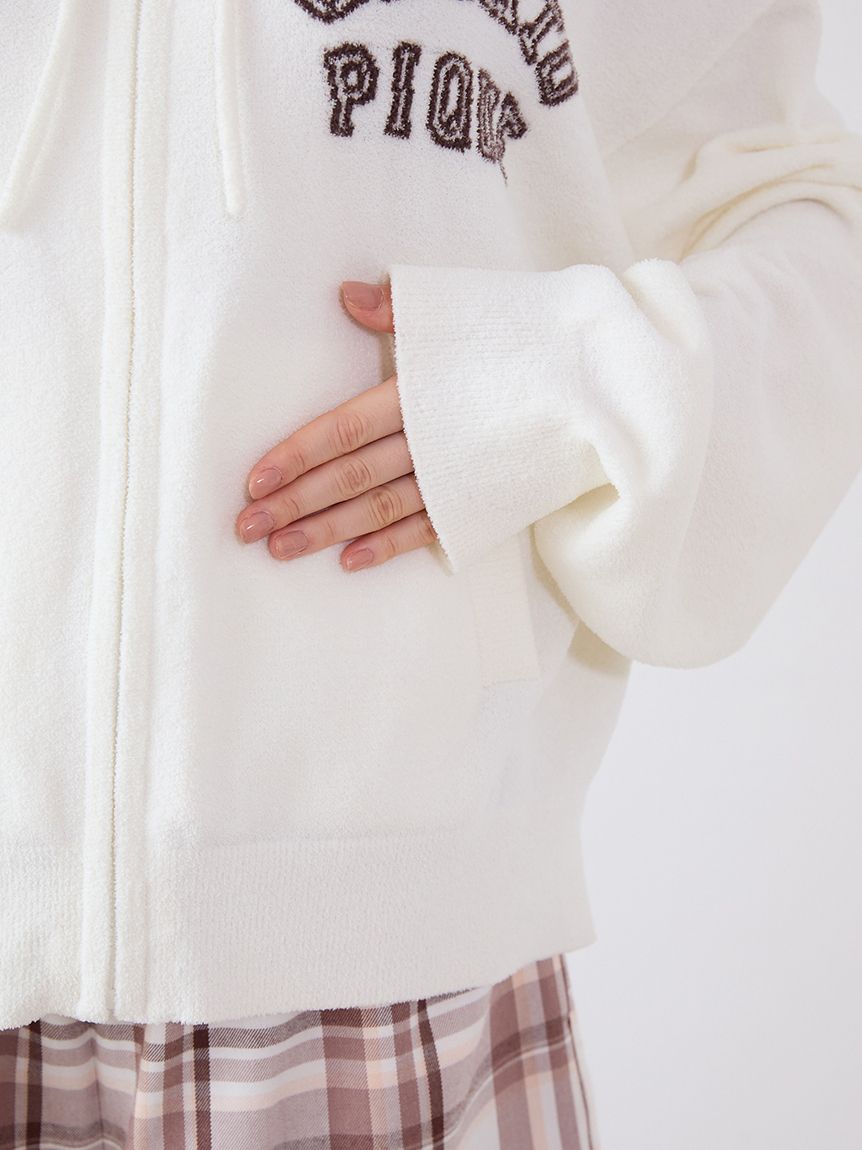 トラッドアイスクリームジャガードパーカー(パーカ)｜ルームウェア