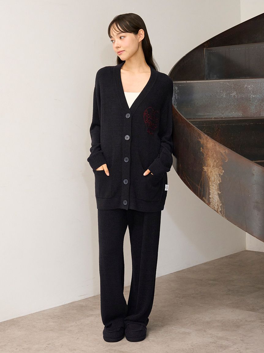 極美品❤️ HeRIN.CYE ラウンドスリーブカーディガン　ブラック HeRIN.CYE | Round sleeve cardigan (カーディガン ) |SHEL'TTER