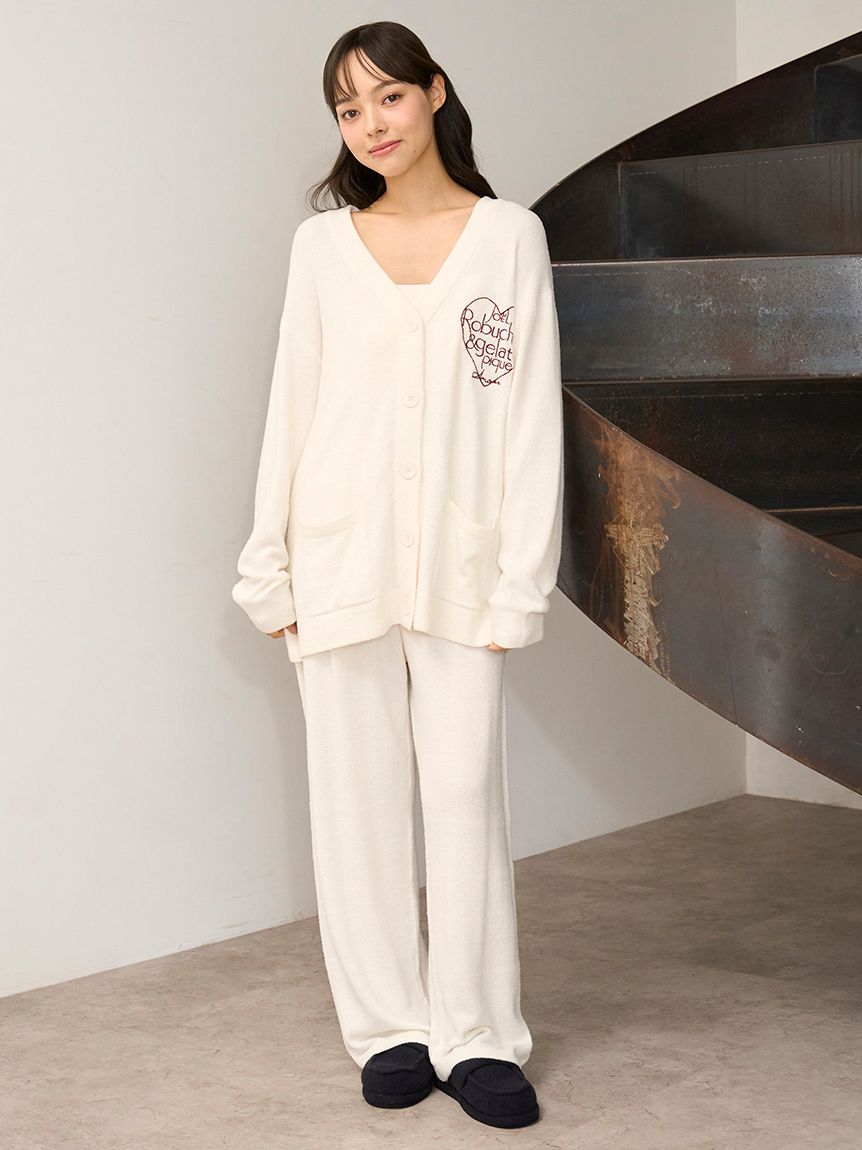 JOEL ROBUCHON】スムーズィーシルクカーディガン(カーディガン