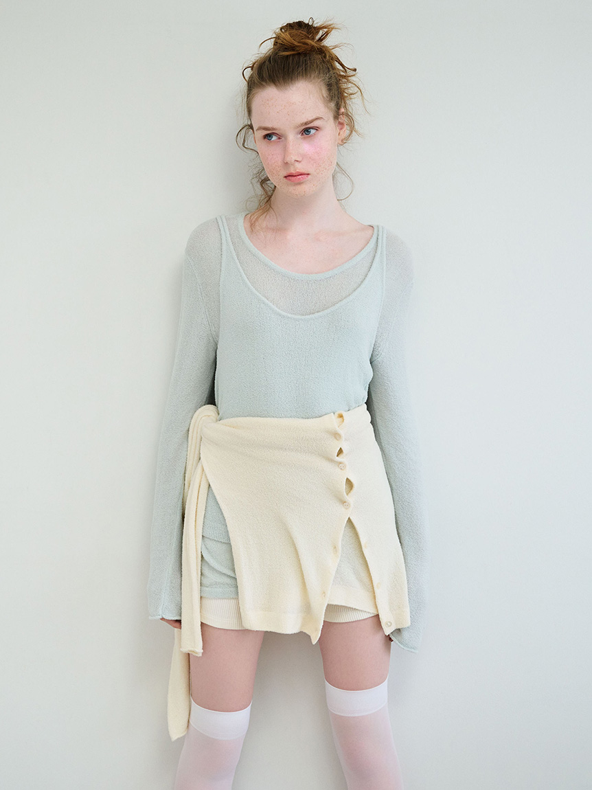 シアー プルオーバー(ニットプルオーバー)｜ルームウェア・パジャマ