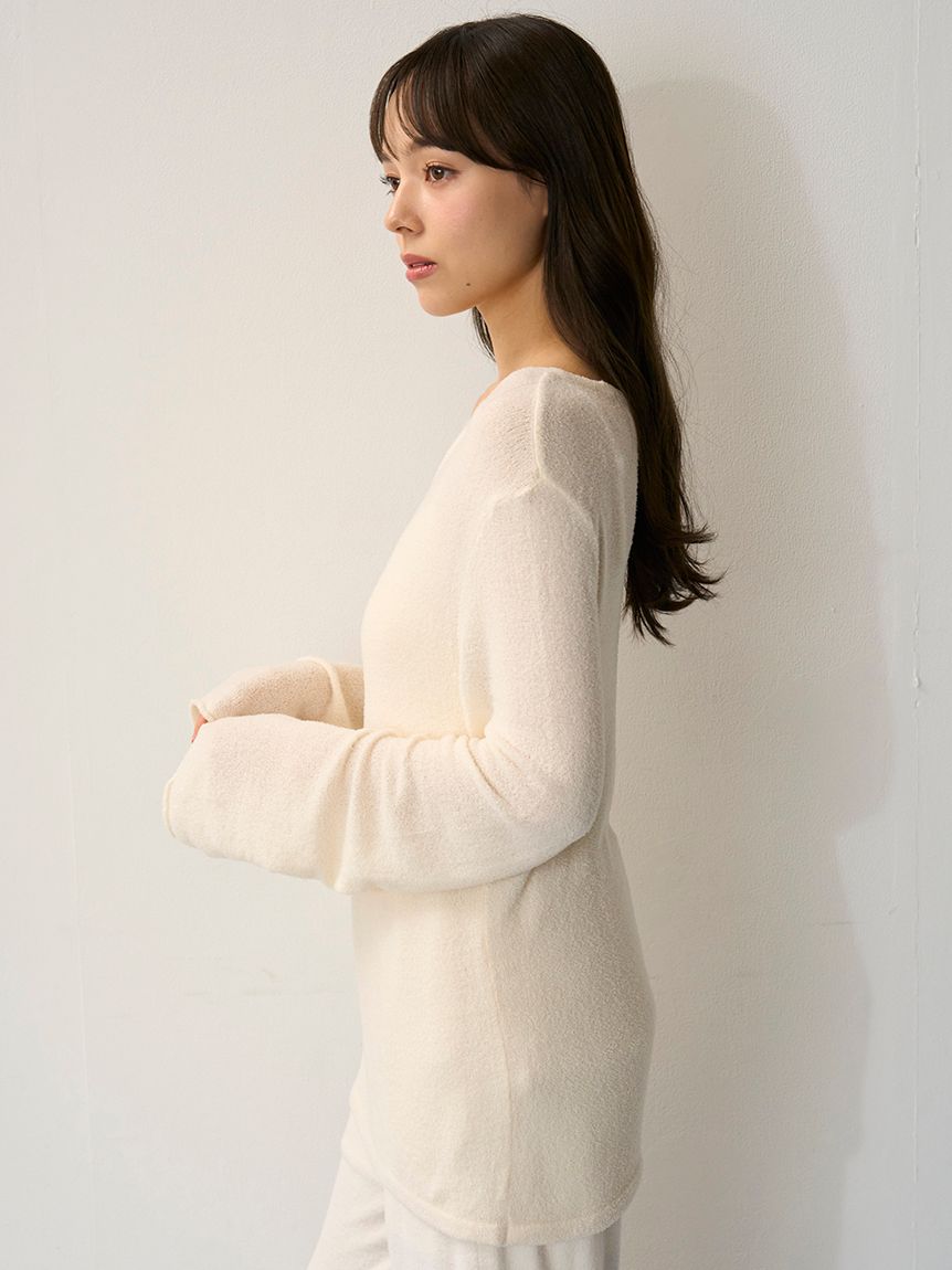 シアー プルオーバー(ニットプルオーバー)｜ルームウェア・パジャマ