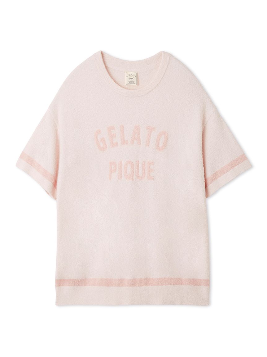 スムーズィートリム半袖プルオーバー(ニットプルオーバー)｜ルーム