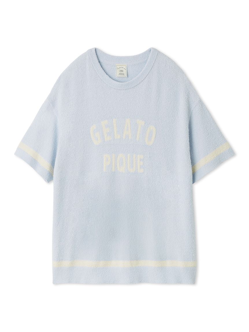 スムーズィートリム半袖プルオーバー(ニットプルオーバー)｜ルーム