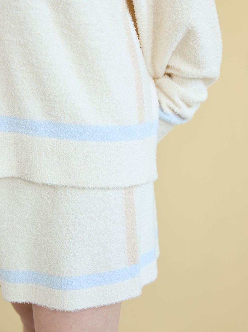 スムーズィートリム長袖プルオーバー(ニットプルオーバー