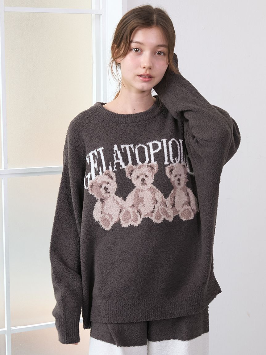 モチーフジャガードプルオーバー(ニットプルオーバー)｜ルーム