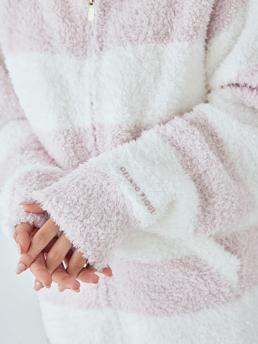 ジェラート2ボーダーパーカ(パーカ)｜ルームウェア・パジャマ通販の