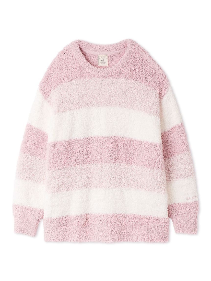 ジェラート3ボーダープルオーバー(ニットプルオーバー)｜ルームウェア