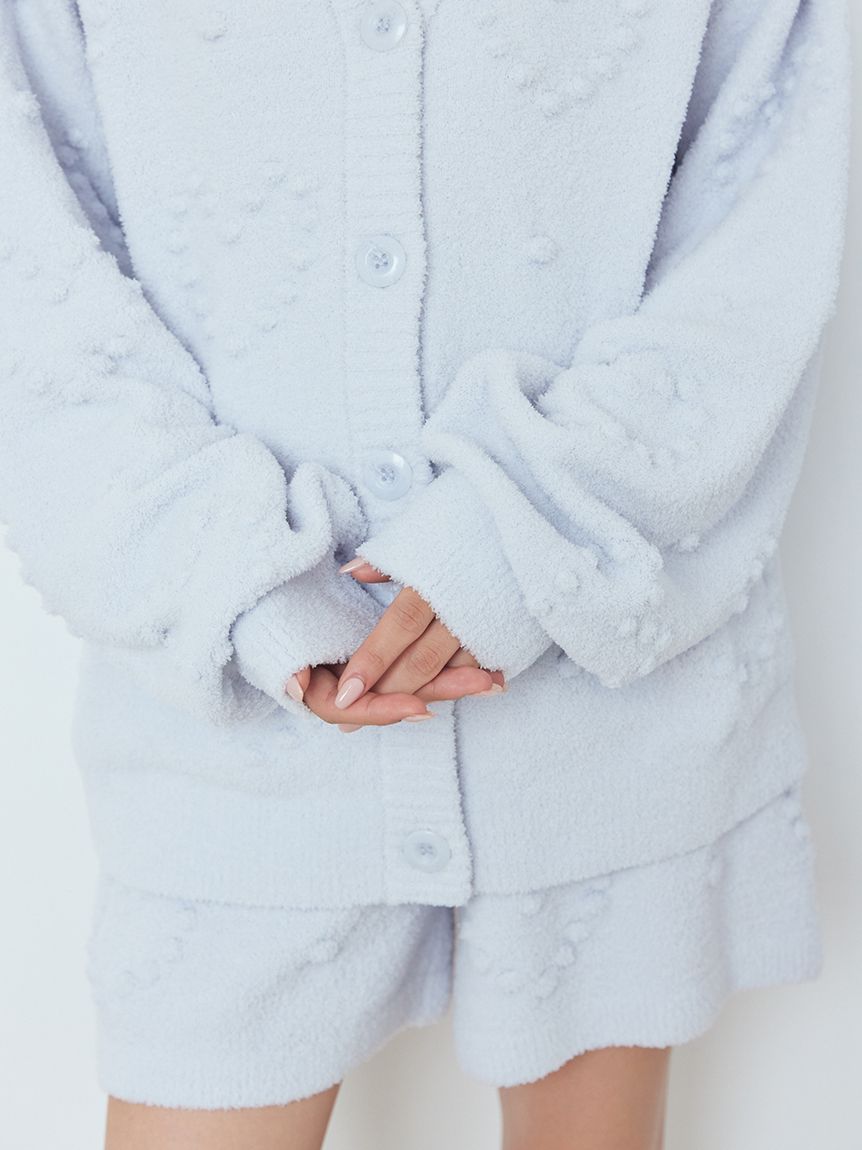 ハート柄カーディガン(カーディガン・ガウン)｜ルームウェア