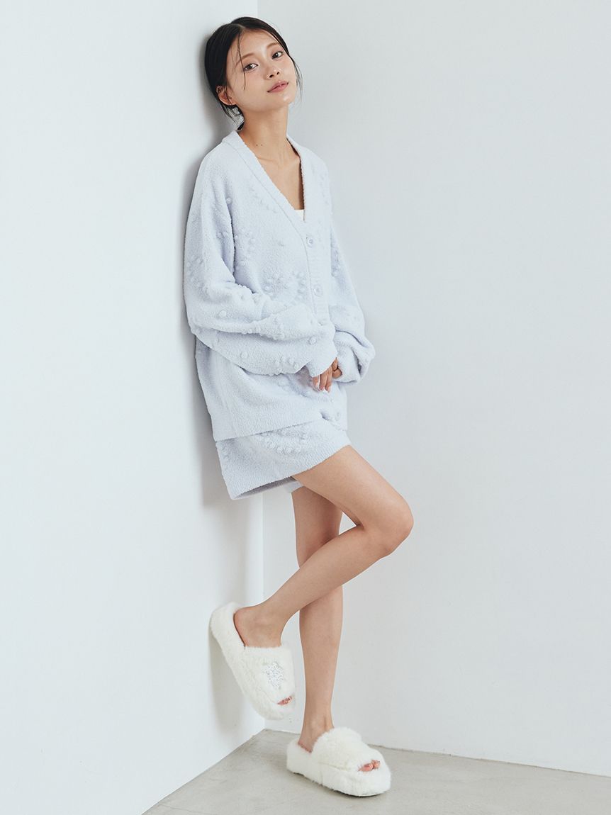 新品未使用 韓国 ソウル限定 ジェラートピケ カーディガン 花柄 ピンク 新品未使用 韓国 ソウル限定 ジェラートピケ カーディガン 花柄