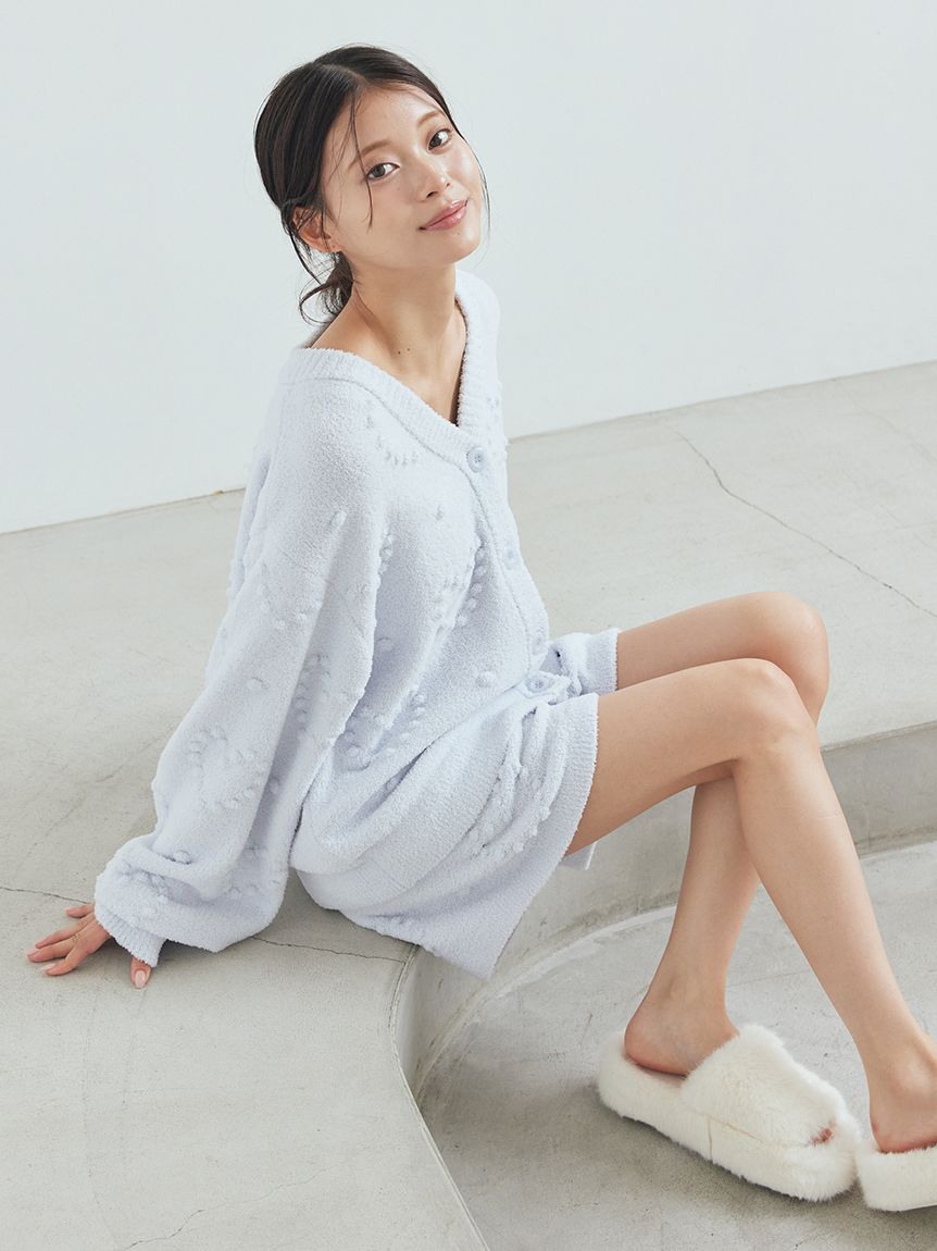 ハート柄カーディガン(カーディガン・ガウン)｜ルームウェア・パジャマ