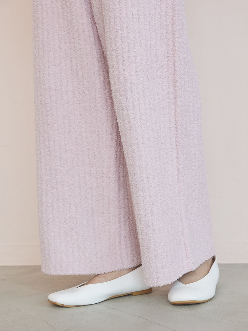 ジェラートピケ　カラフルパウダープルオーバー&ロングパンツセット　ピンク カラフルパウダープルオーバー＆ベビモコリブロングパンツセット