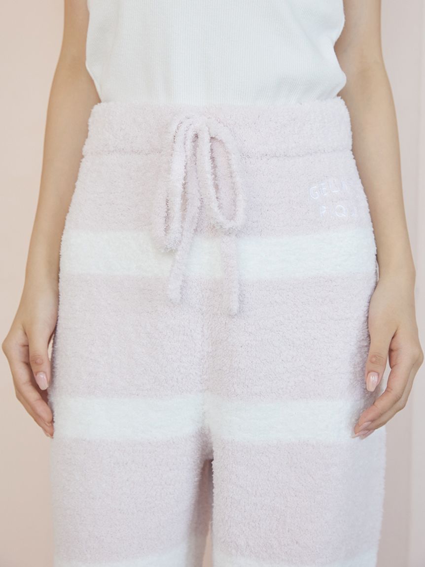 gelato pique パウダーロゴジャガードプルオーバー&ロングパンツセット パウダーロゴジャガードプルオーバー&2ボーダーロングパンツSET