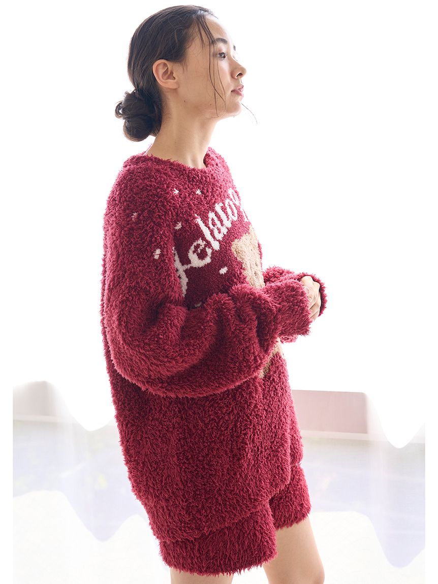 HOLIDAY】ジェラートスノーベアジャガードプルオーバー(ニットプル