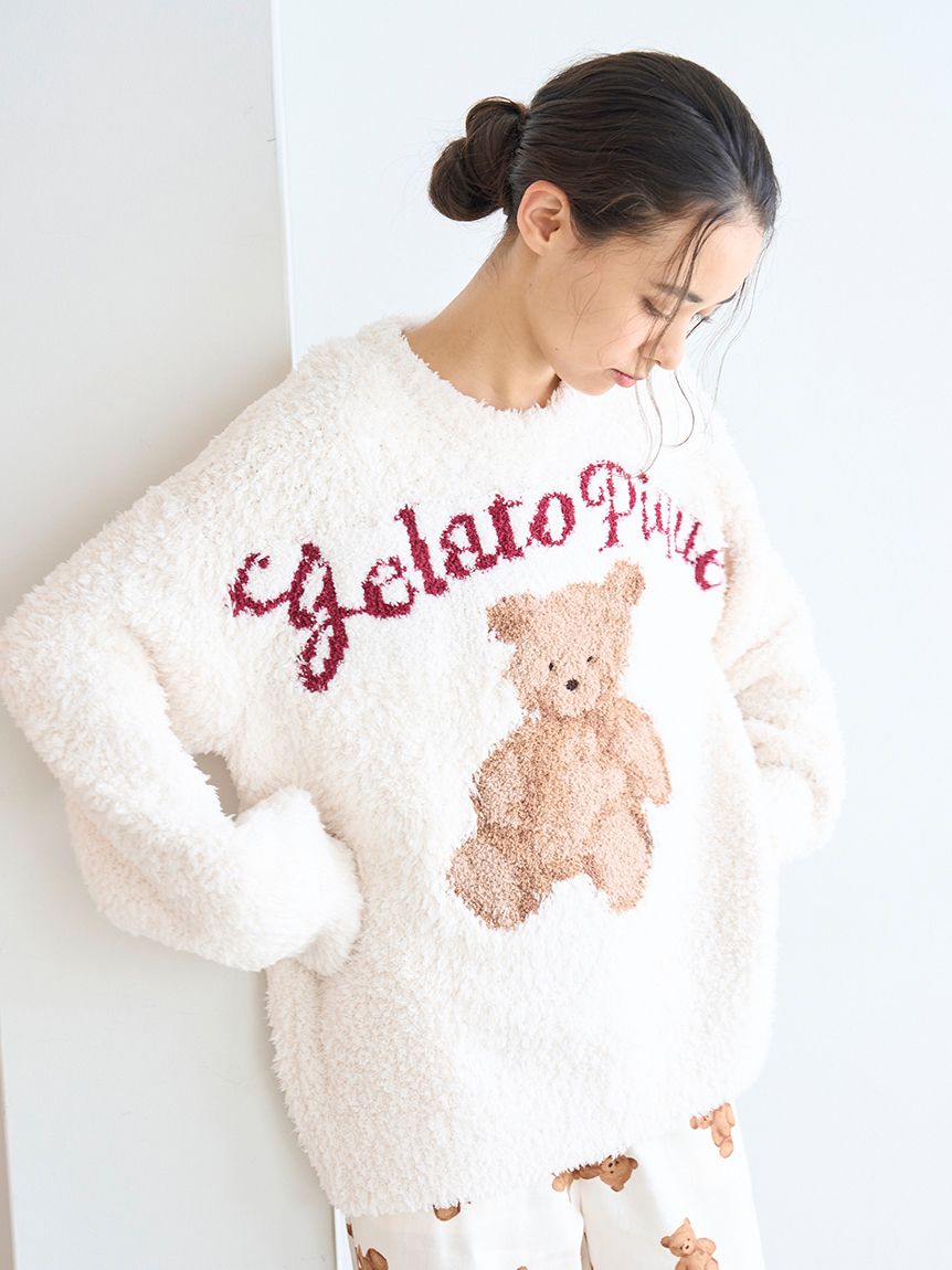 HOLIDAY】ジェラートスノーベアジャガードプルオーバー(ニットプル