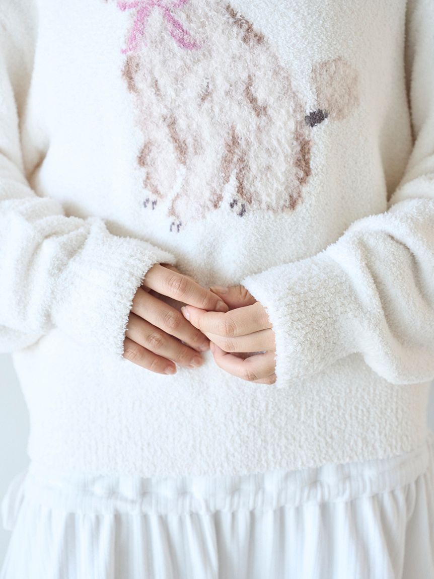 プードルジャガードプルオーバー(ニットプルオーバー)｜ルームウェア