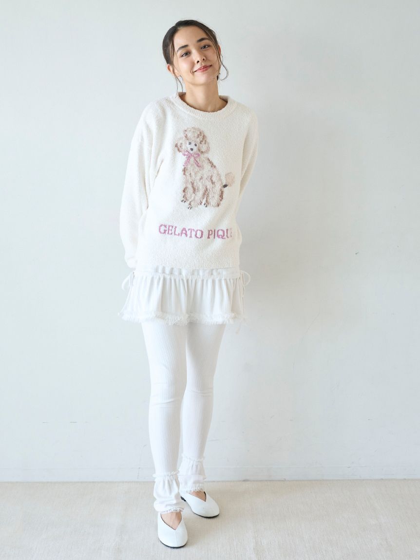 プードルジャガードプルオーバー(ニットプルオーバー)｜ルームウェア