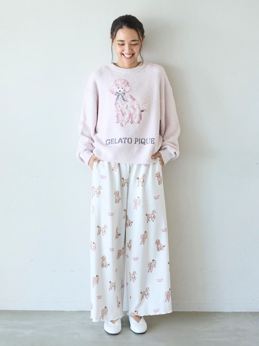 プードルジャガードプルオーバー(ニットプルオーバー)｜ルームウェア