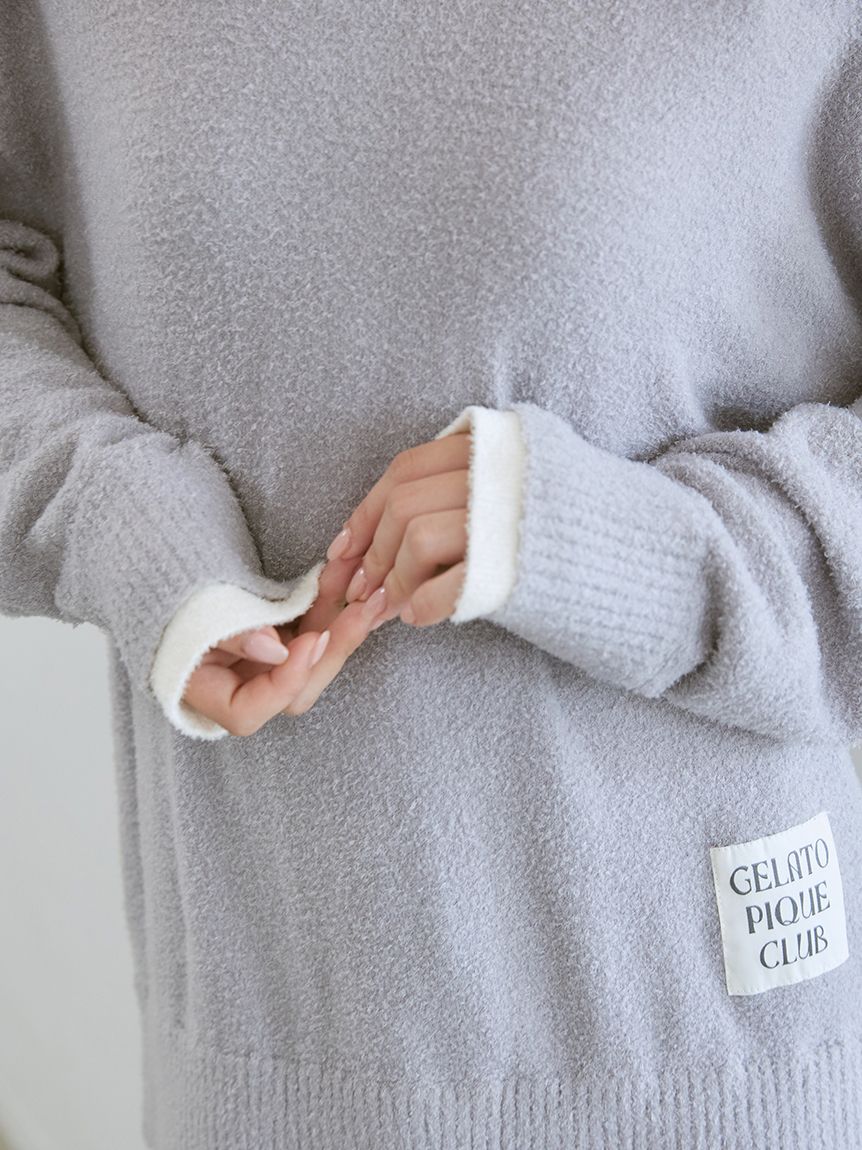 レイヤードホットスムーズィープルオーバー(ニットプルオーバー