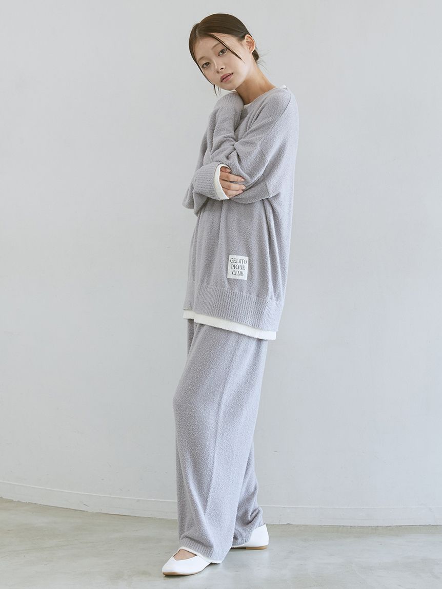 レイヤードホットスムーズィープルオーバー(ニットプルオーバー