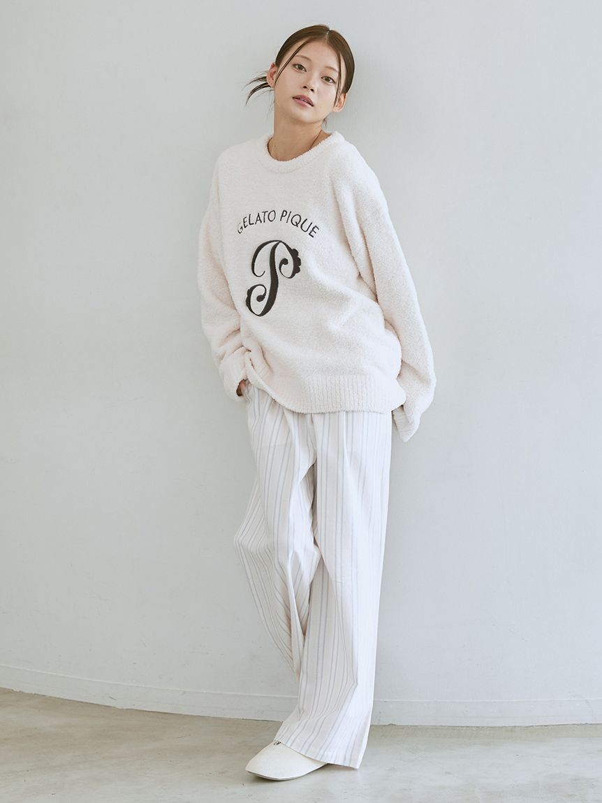 パウダーエンブレムモチーフプルオーバー(ニットプルオーバー)｜ルーム