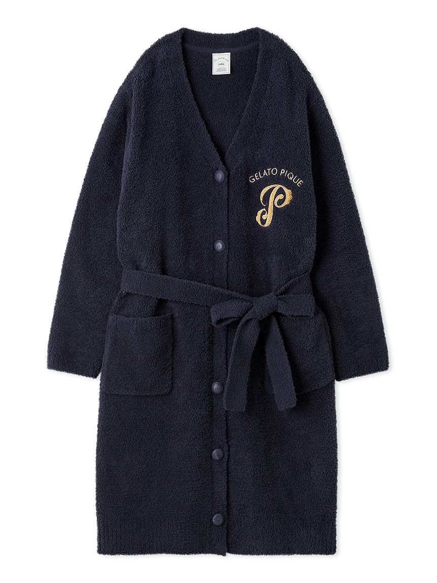 パウダーエンブレムモチーフロングカーディガン(カーディガン・ガウン