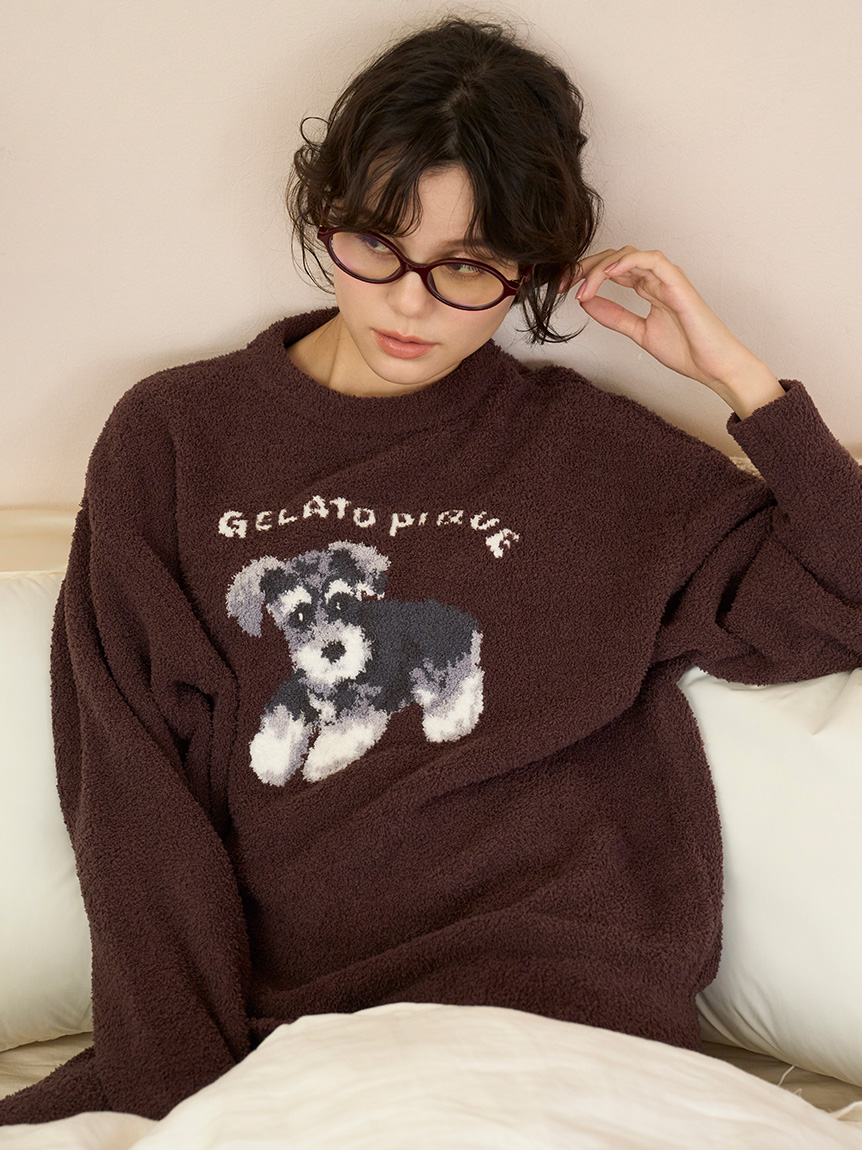 ONLINE限定】DOG ジャガードプルオーバー&ロングパンツセット