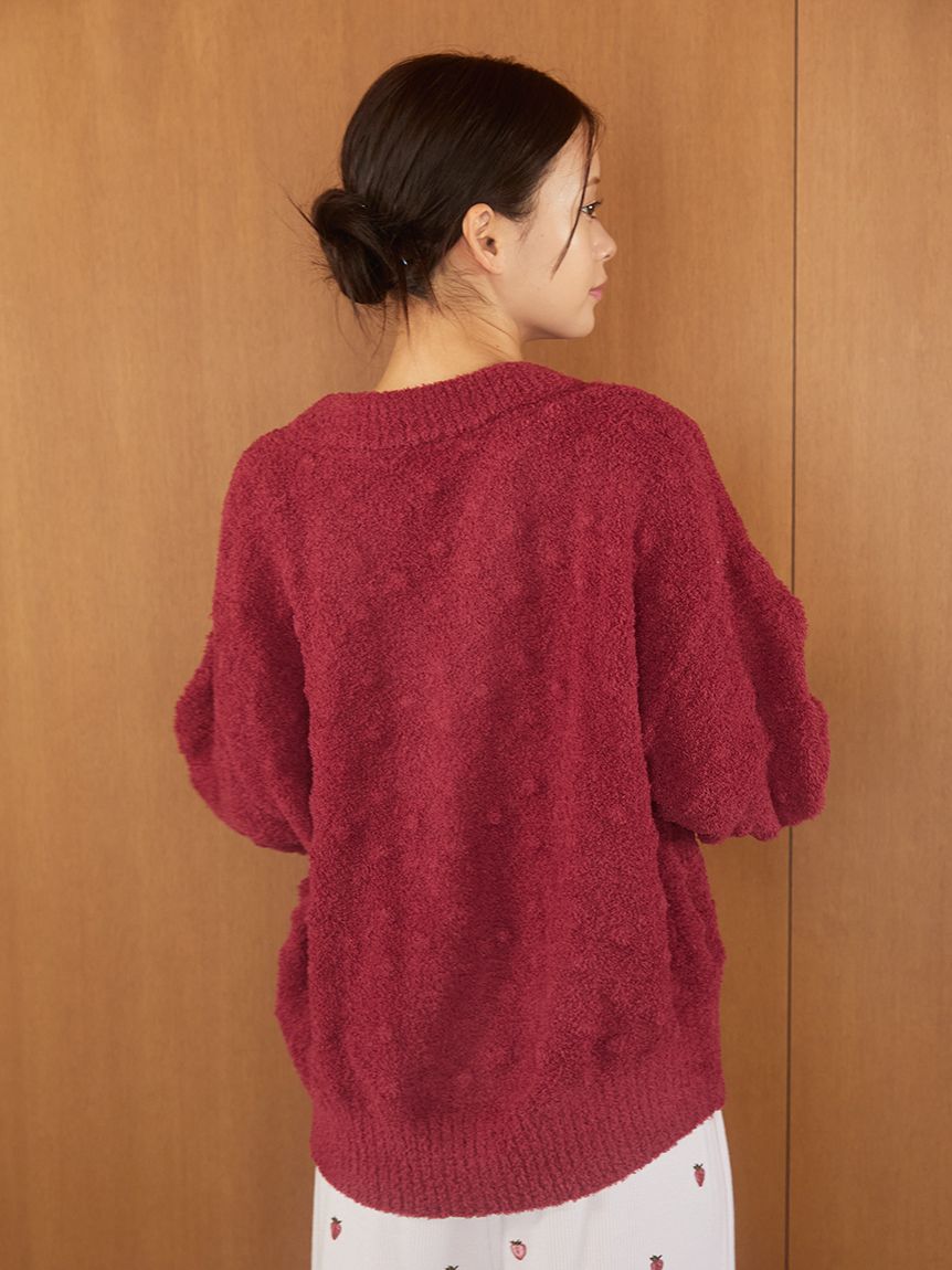 柄編みカーディガン(カーディガン・ガウン)｜ルームウェア・パジャマ