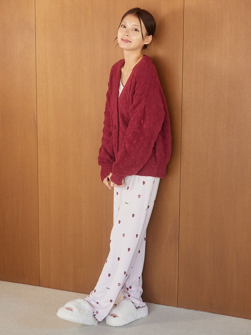 柄編みカーディガン(カーディガン・ガウン)｜ルームウェア・パジャマ