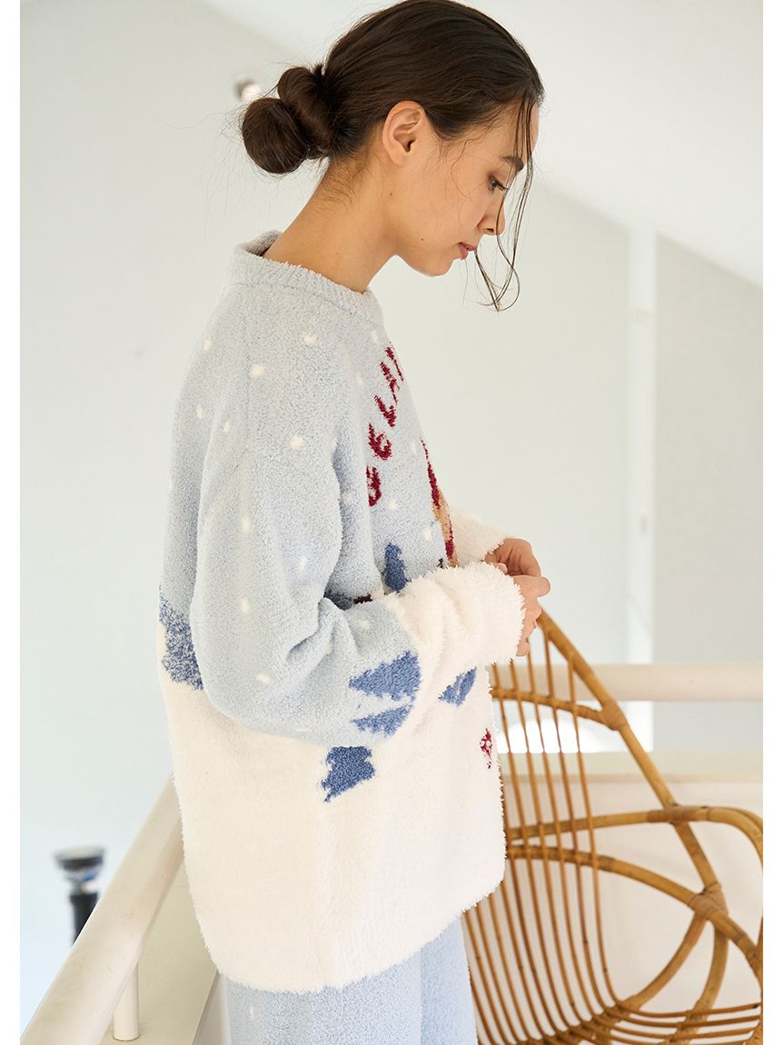 HOLIDAY】スキーベアジャガードプルオーバー(ニットプルオーバー