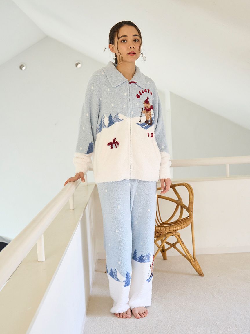 HOLIDAY】スキーベアジャガードカーディガン(カーディガン・ガウン