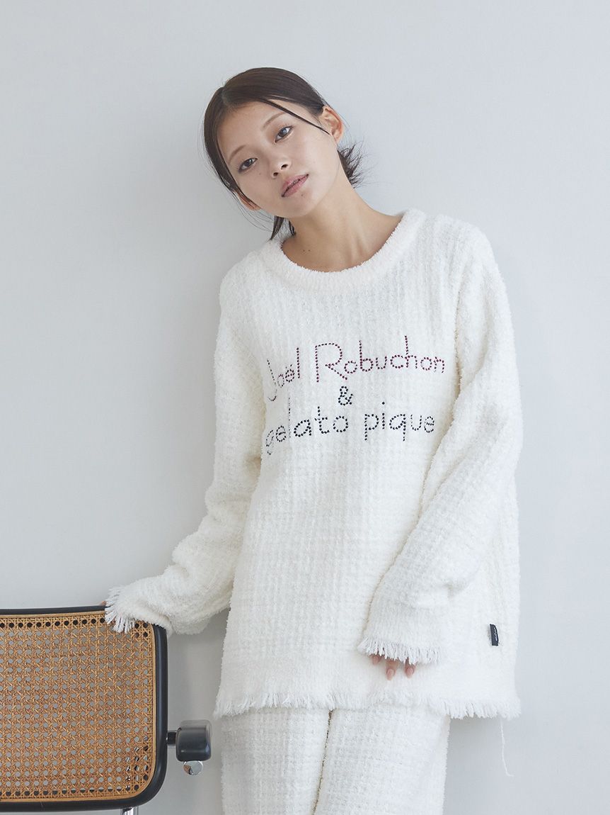 ジェラートピケ　ロブション　プルオーバー&ロングパンツ&ツイードモコカーディガン gelato pique (ジェラート ピケ )」Joël Robuchonとのコラボレーション