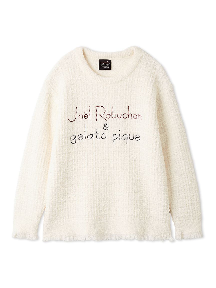 JOEL ROBUCHON】ツイードモコプルオーバー(ニットプルオーバー