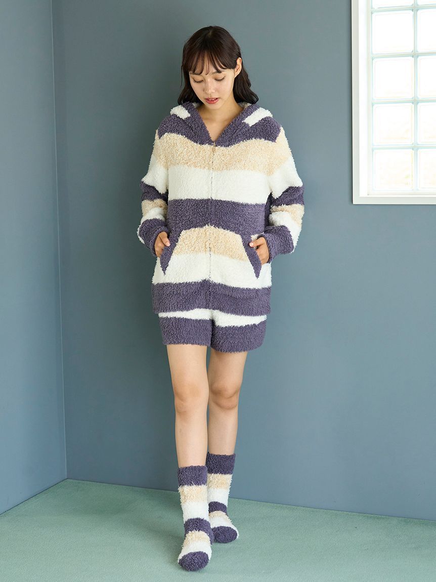 【たなりんさん専用】GELATO PIQUE パーカ＆ショートパンツ 上下セット ONLINE限定】ジェラート3ボーダーパーカ＆ショートパンツセット