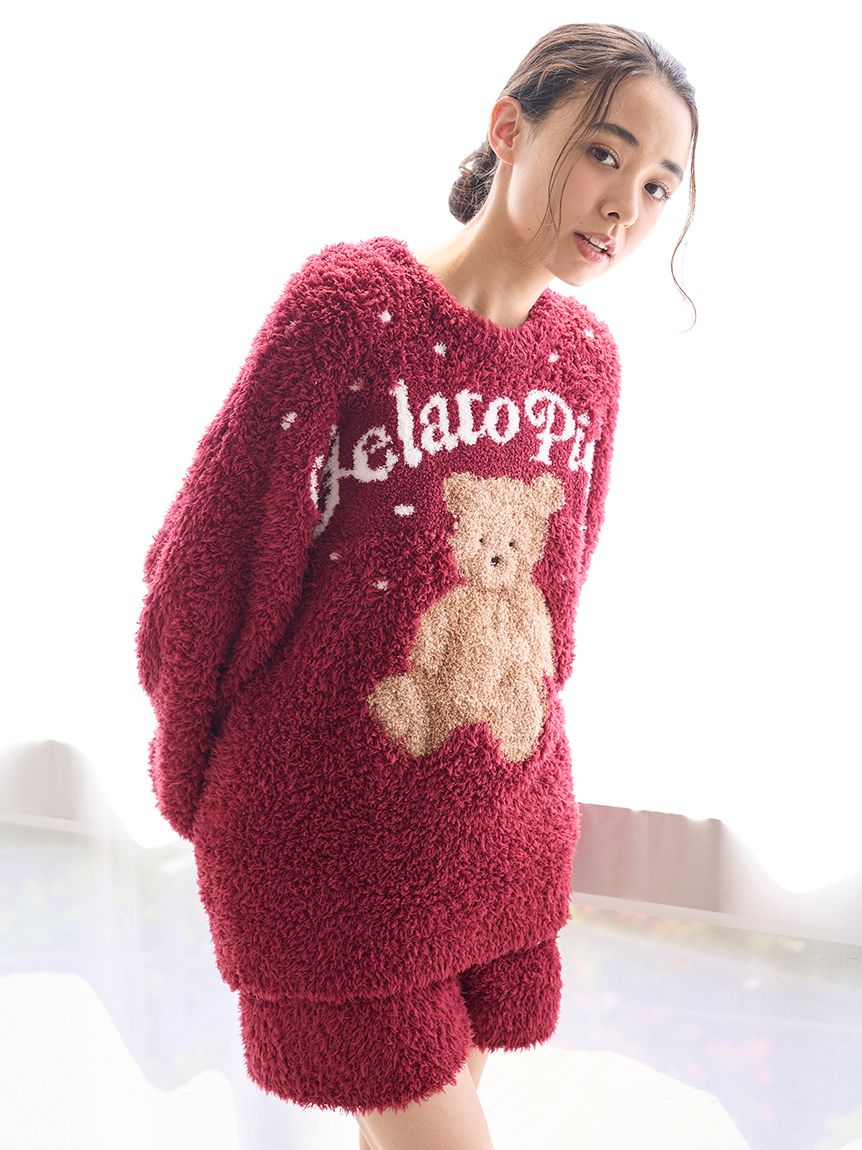 ONLINE限定】【HOLIDAY】ジェラートスノーベアジャガードプルオーバー