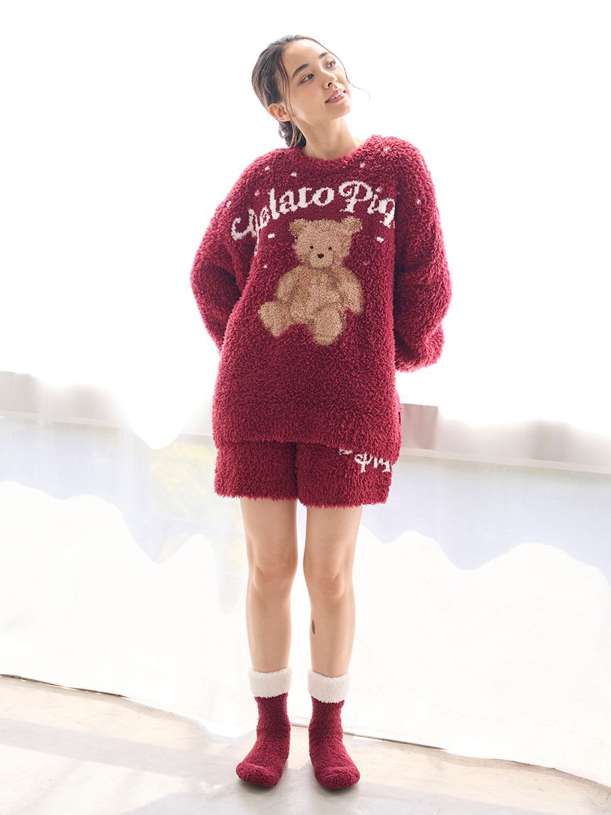ONLINE限定】【HOLIDAY】ジェラートスノーベアジャガードプルオーバー