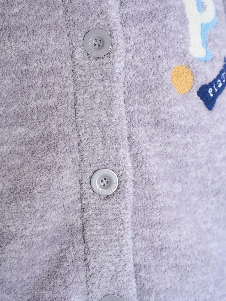 ベビモコダックスフンドジャガードカーディガン(カーディガン・ガウン