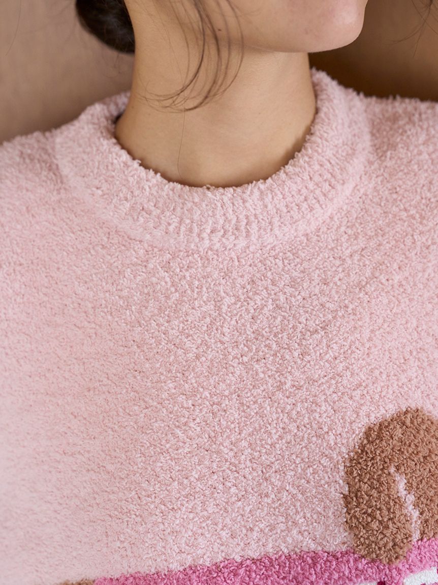 ベビモコダックスフンドジャガードプルオーバー(ニットプルオーバー