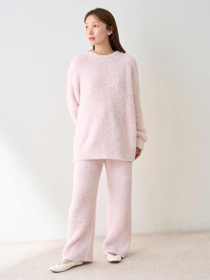 【ラッピング済み】ベーシックジェラートプルオーバー&ロングパンツSET ベーシックジェラートプルオーバー(ニットプルオーバー)｜ルームウェア