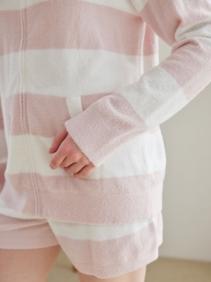 スムーズィー2ボーダーパーカ(パーカ)｜ルームウェア・パジャマ通販の