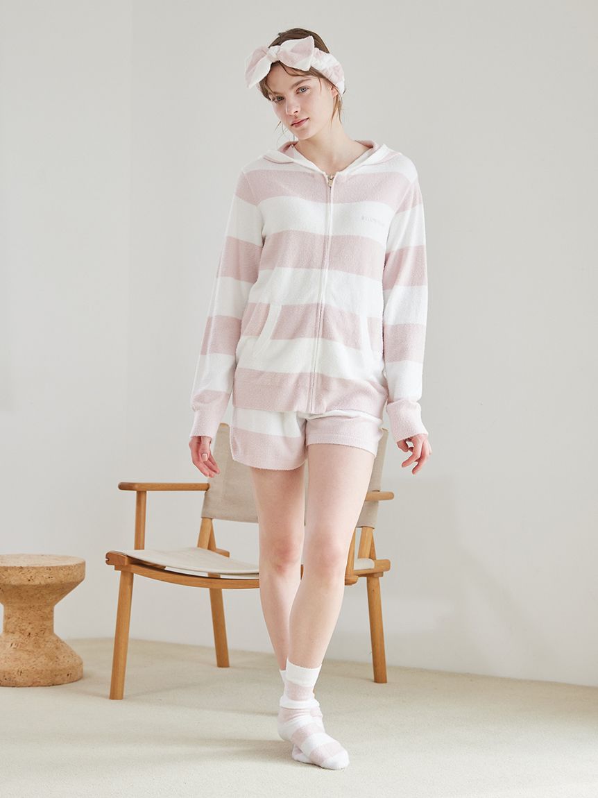 スムーズィー2ボーダーパーカ(パーカ)｜ルームウェア・パジャマ通販の