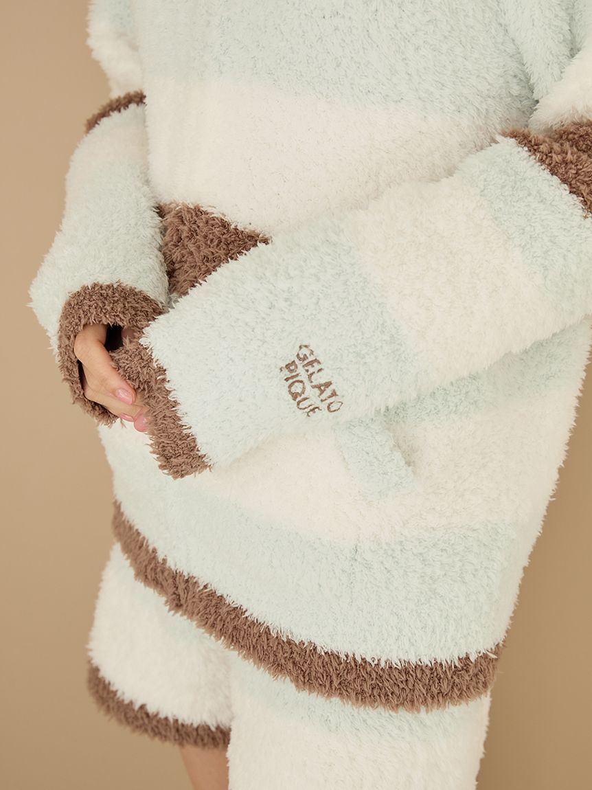 ジェラートランダムボーダーパーカ(パーカ)｜ルームウェア・パジャマ