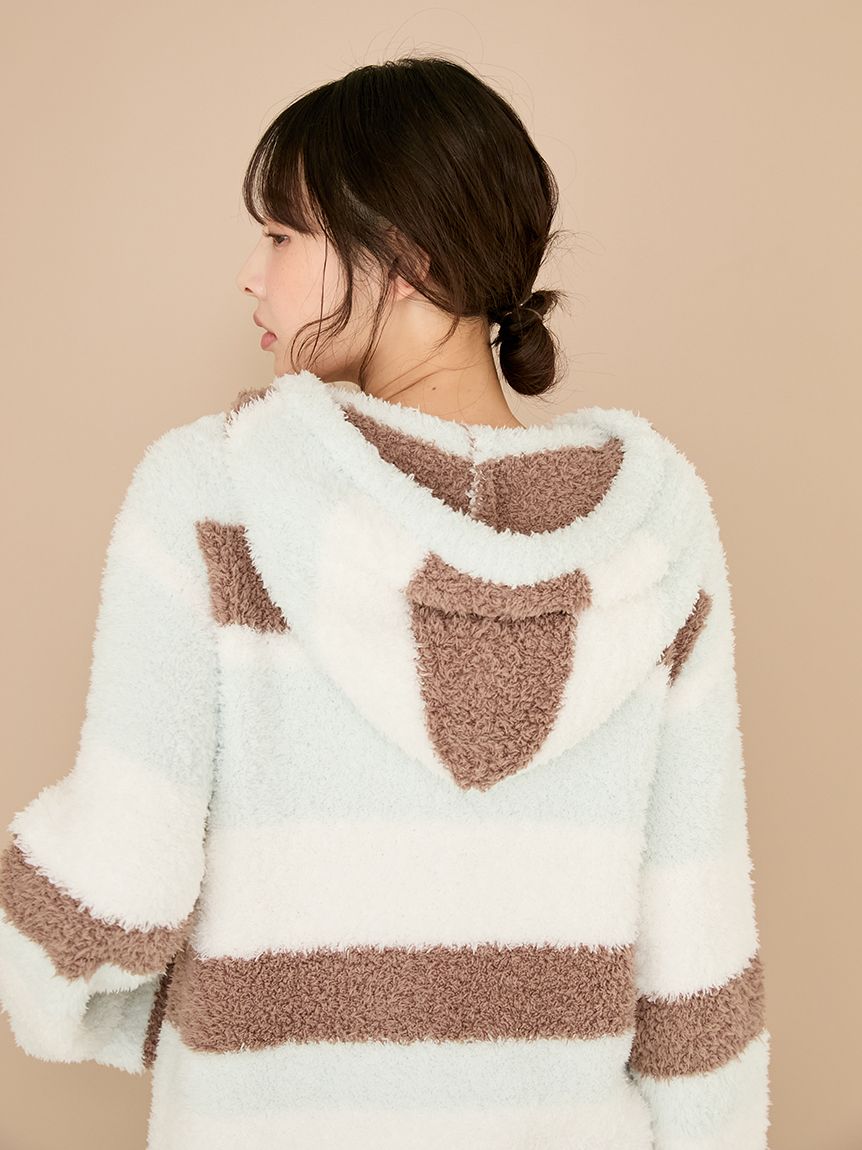 ジェラートランダムボーダーパーカ(パーカ)｜ルームウェア・パジャマ