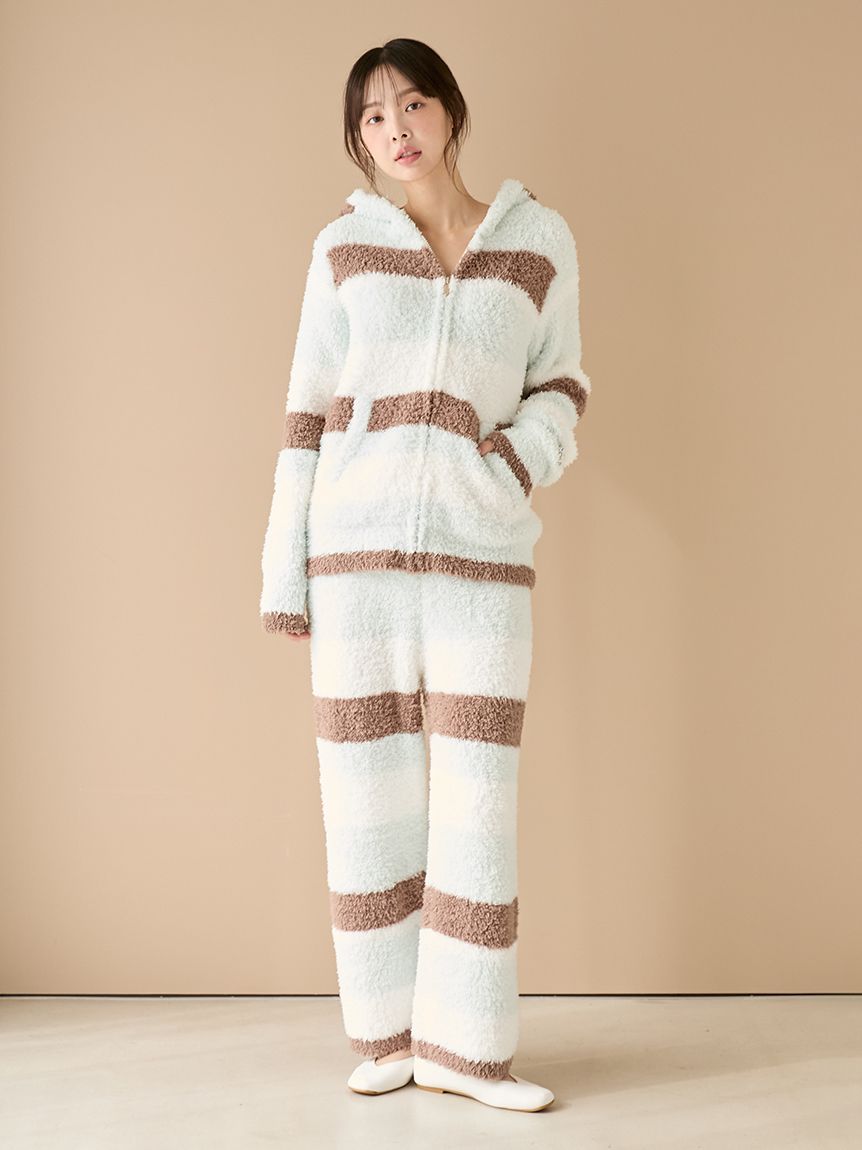 ジェラートランダムボーダーパーカ(パーカ)｜ルームウェア・パジャマ