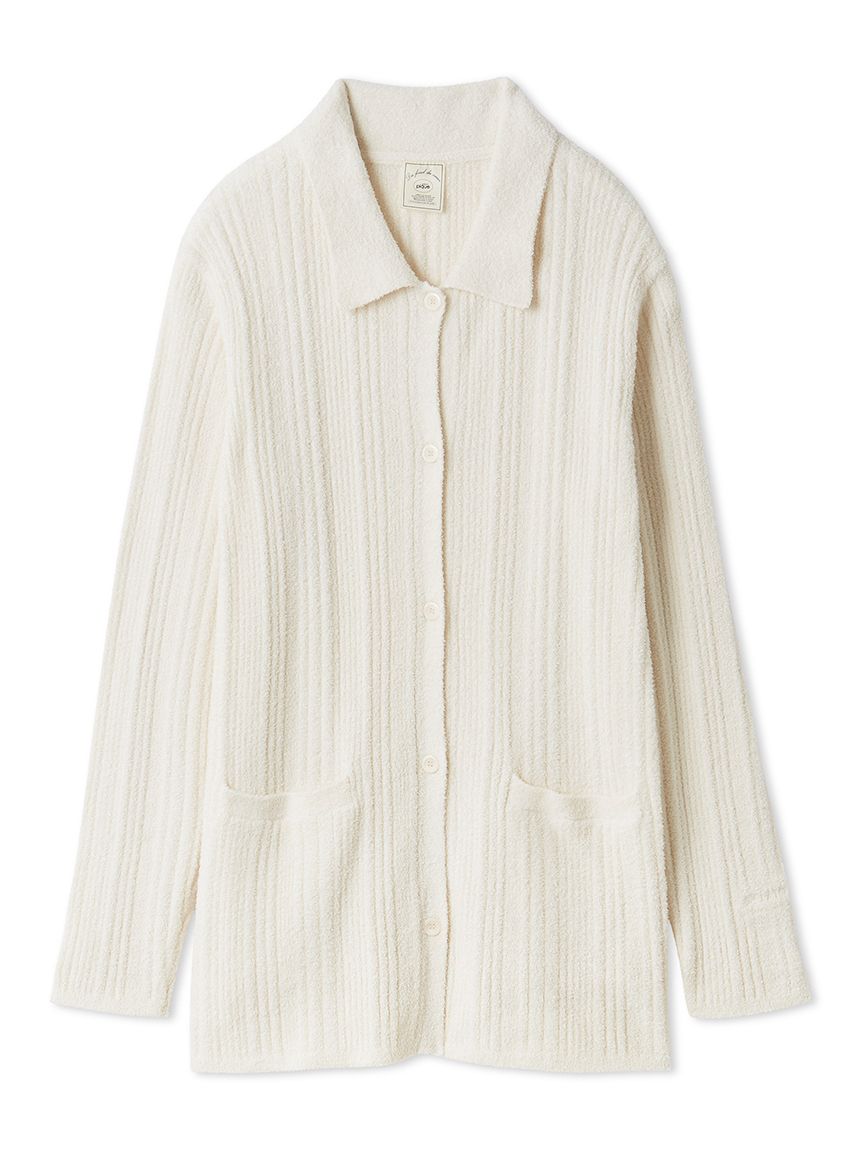 調温スムーズィーランダムリブカーディガン(カーディガン・ガウン