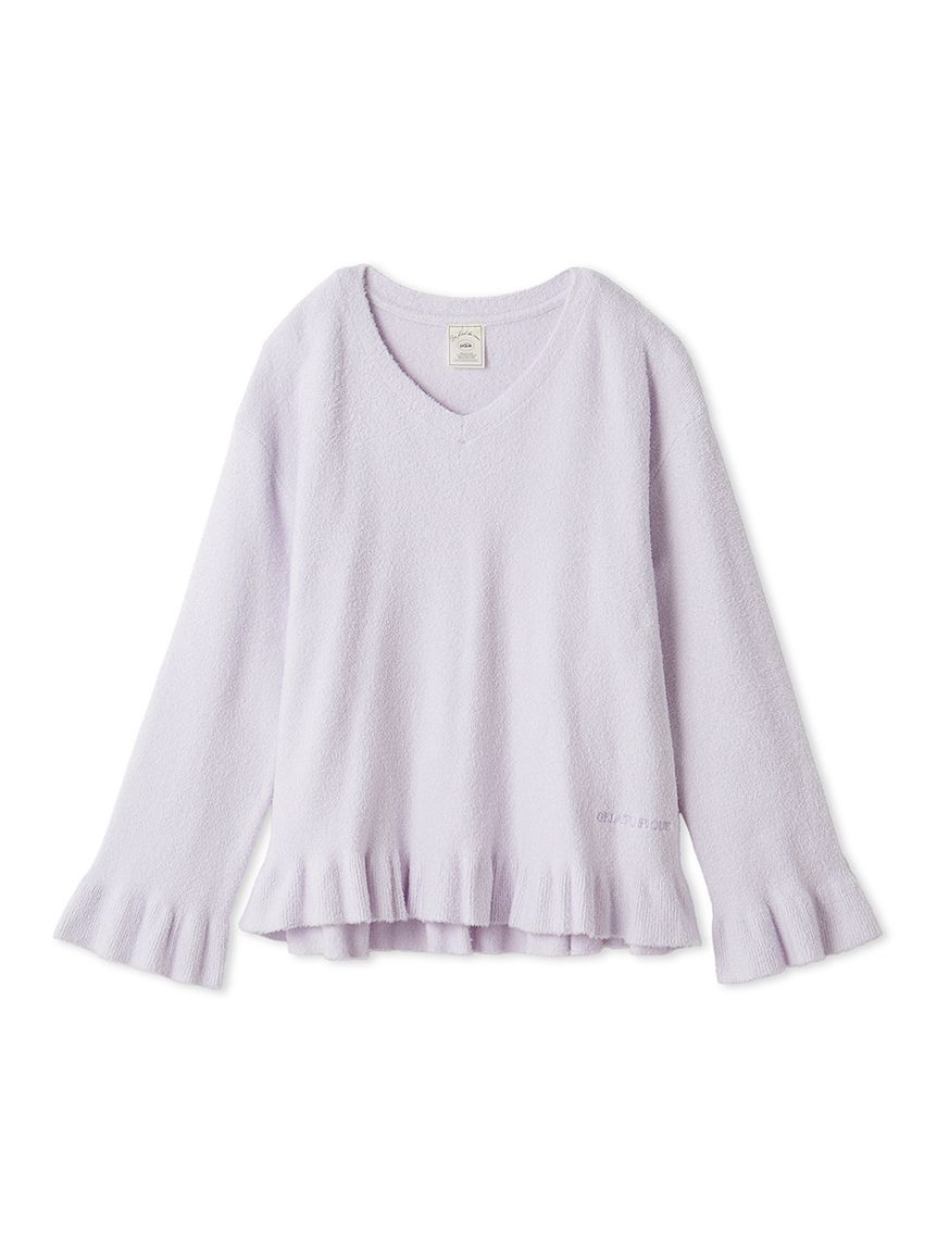 スムーズィーリブフリルプルオーバー(ニットプルオーバー)｜ルーム