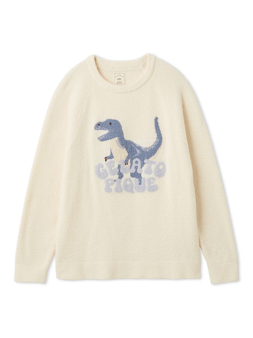 gelato pique エアリーモコダイナソージャガードプルオーバー エアリーモコダイナソージャガードプルオーバー(ニットプルオーバー