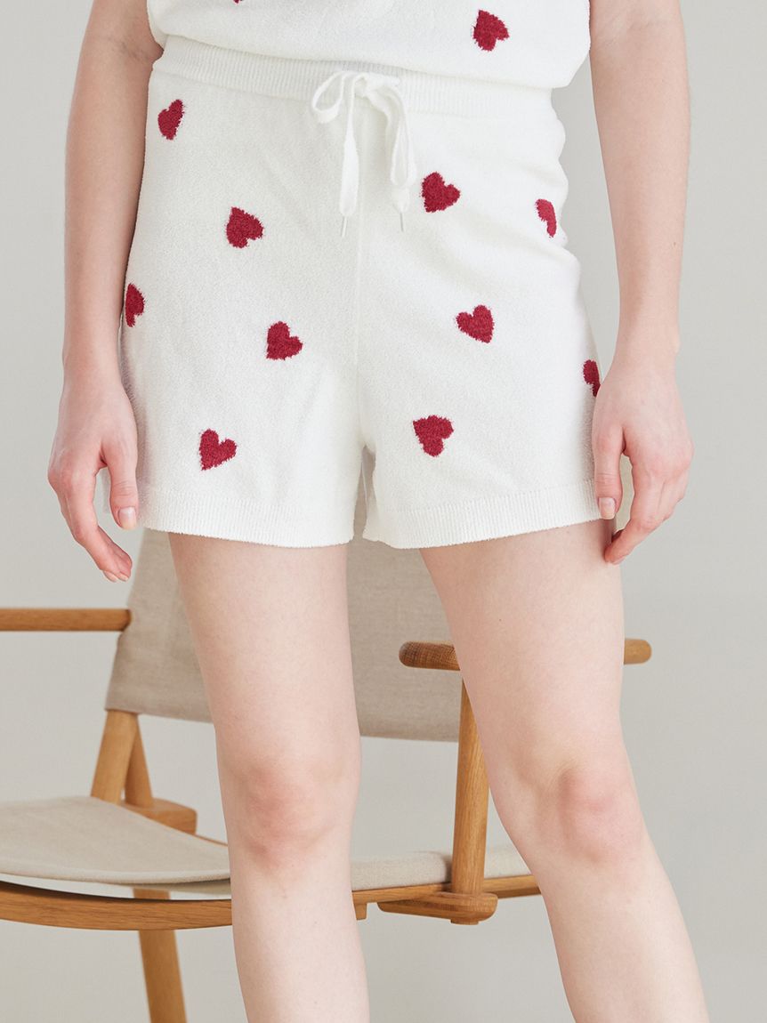 ONLINE限定】エアリーモコハートジャガードプルオーバー&ショート