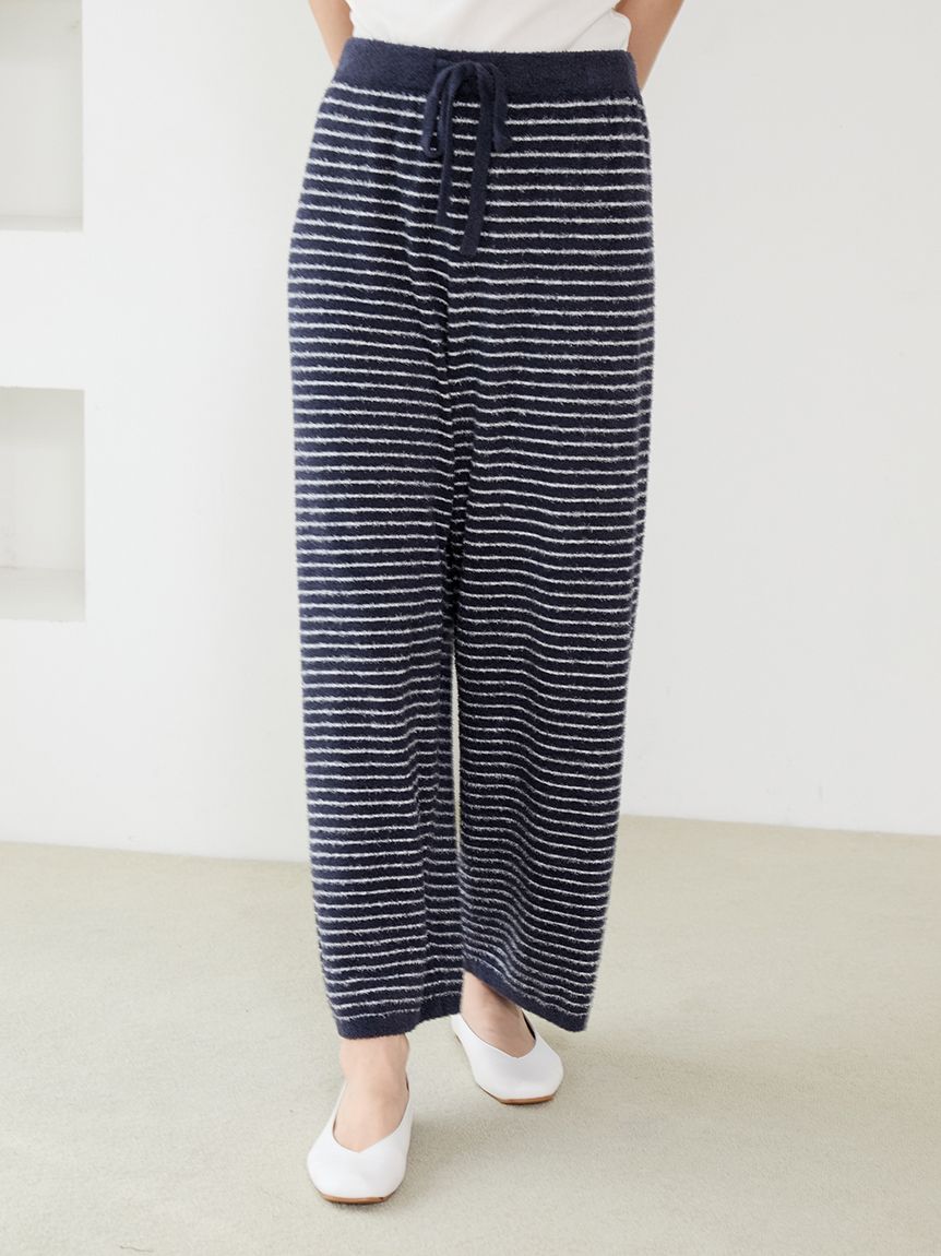 スムーズィーロゴジャガードプルオーバー&ロングパンツセット(ニット