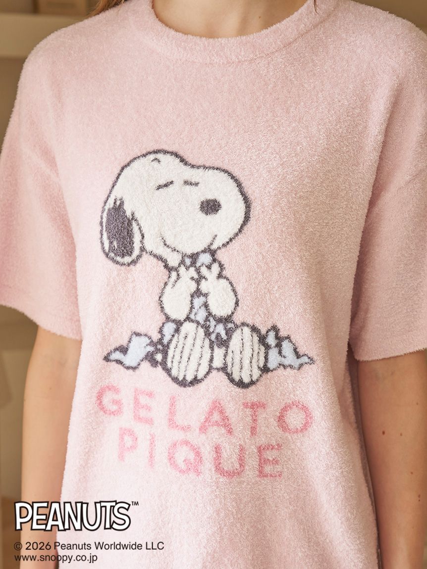 PEANUTS】スムーズィージャガードプルオーバー(ニットプルオーバー
