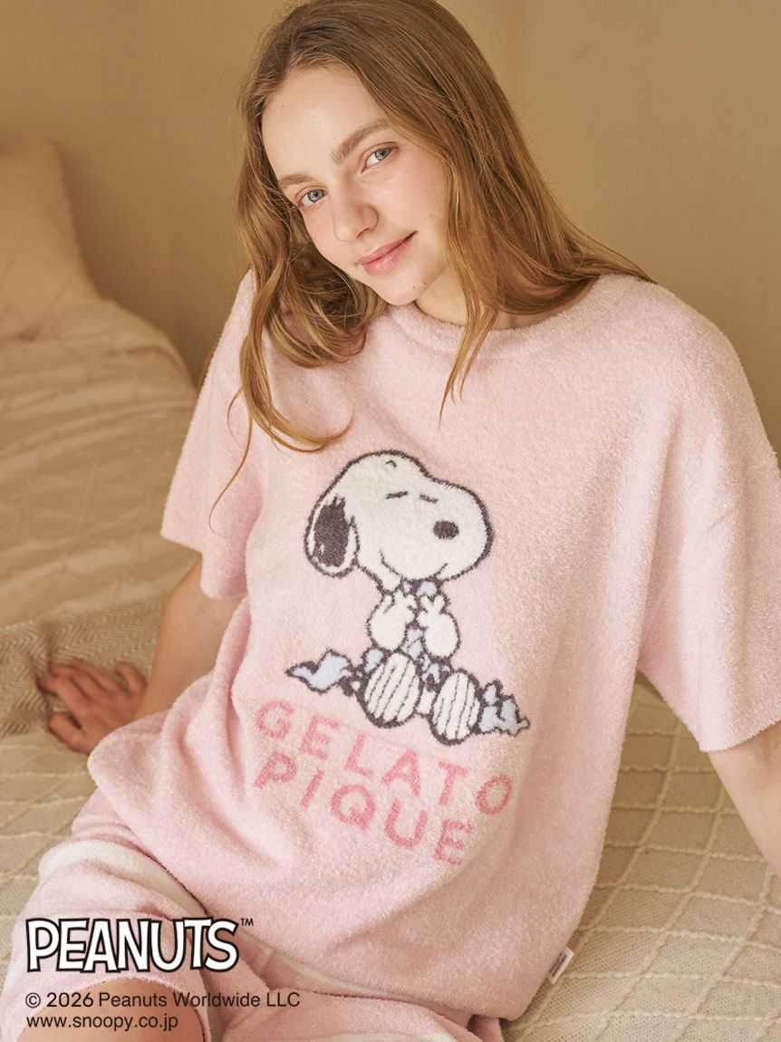 PEANUTS】スムーズィージャガードプルオーバー(ニットプルオーバー
